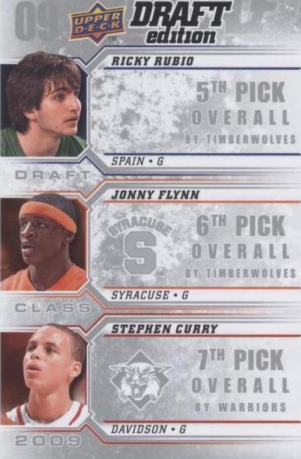 2009-10 Upper Deck Draft Edition - Jonny Flynn/Ricky Rubio/Stephen