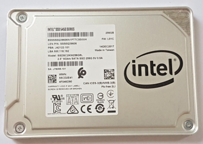 256 GB SATA-III Intel SSD 545s Series SSDSC2KW256G8 3D-NAND