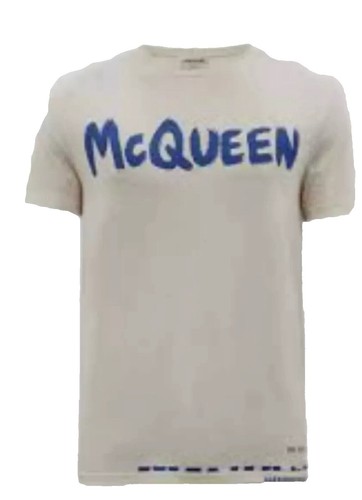 Alexander McQUEEN OVER T MCQ GRAFFI TEE 659729 Size 36 Beige mens
