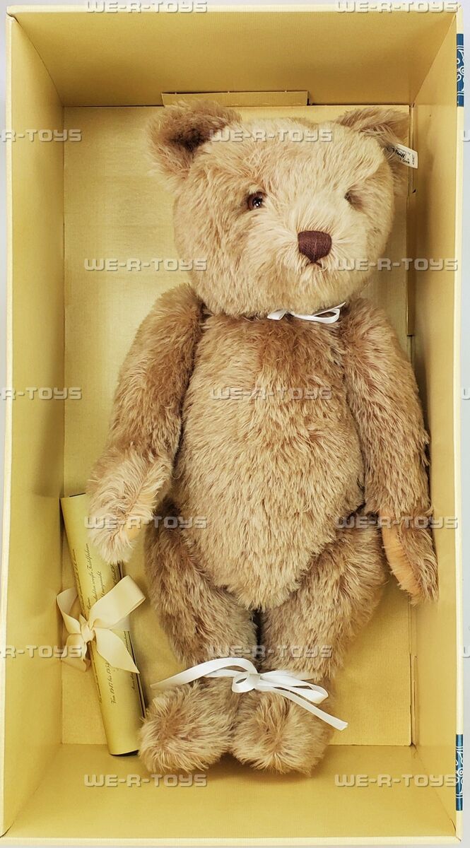 Steiff Teddy Bear 1951 Caramel 50 Replica 1996 w Steiff Teddy Bear 1951 Caramel 50 Replica 1996 w
