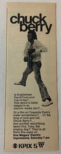 1971 KPIX tv ad~ Ron Magers' Electric Impressions CHUCK BERRY