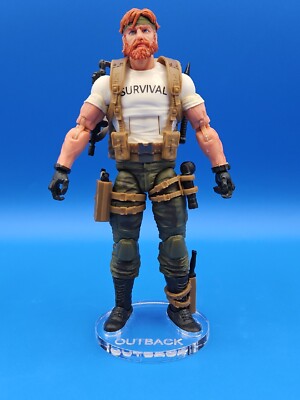 G.I. Joe Classified Outback Acrylic Base  ** No Action Figure Included **