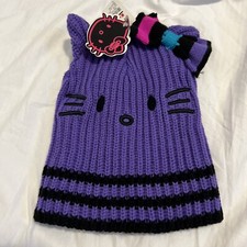 Hello Kitty Beanie Kids Hat Purple Claire s 2012