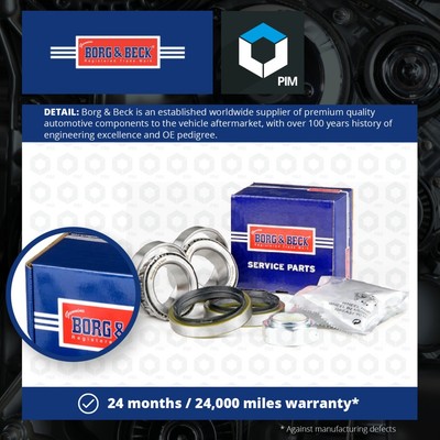 Wheel Bearing Kit fits FORD SIERRA Mk1, Mk2 1.6 Rear Left 83 to 93 B&B 5011392