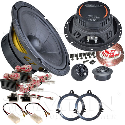 GROUND ZERO LAUTSPRECHER für VOLVO S70 Typ P80/LS 1996-2000 Front Tür 150W #A9HG