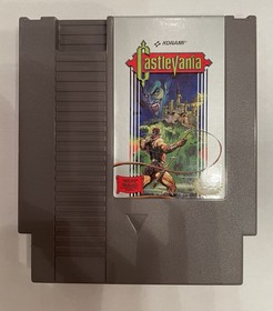Castlevania Nintendo NES Cartridge and Slip Cover