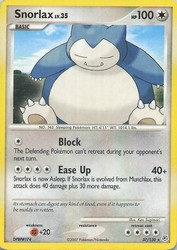 Snorlax 37/130 Diamond & Pearl