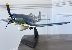 F4U-1 Corsair Plane Mahogany Wood Scale Model Desk Airplane Aircraft Jet Navy US