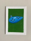 ACEO Original Miniature Art | Acrylic Painting | Ocarina of Time | ZELDA — photo 1