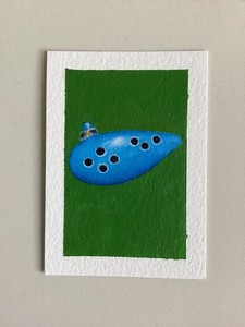 ACEO Original Miniature Art | Acrylic Painting | Ocarina of Time | ZELDA