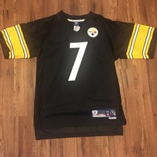 Pittsburgh Steelers Jersey # 7 Roethlisberger Men’s Size M EUC
