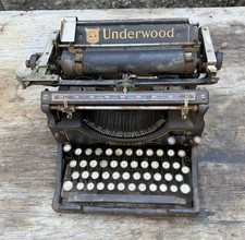 Antique Underwood No. 5 Typewriter – c.1920s – For Restoration/Display thumbnail