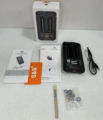#ad STORZ amp; BICKEL Mighty Plus Aromatherapy Diffuser With Accessories Tested Clean $219.99