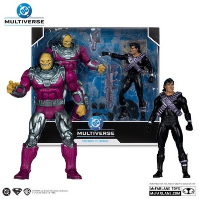 DC Multiverse Superman vs. Mongul Megafig Return of Superman Action Figure 2-Pk