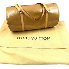 Louis Vuitton Monogram Vernis Hand Bag Beige M91329 With Dust bag