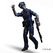 Officer Zed Police Zombie Vitruvian HACKS Series 1 Action Figure 1:18 Scale