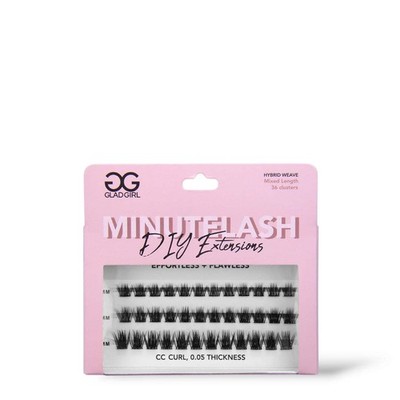 MinuteLash DIY Eyelash Extensions - Hybrid - 36 Mixed Length Clusters