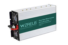 Pure Sine Wave Inverter 2500W Power Converter 12V 24V to 110V 120V Solar Home RV