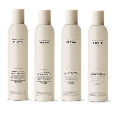 PREVIA Style & Finish No Gas Hairspray Extra Strong 350 ml (4er-Pack)