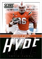 2017 Score Hype #9 David Njoku - FB