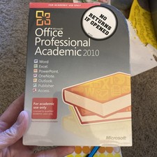 Microsoft Office Professional Academic 2010 Windows Software NIB