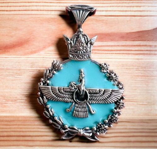 Made in Turkey 925 Sterling Silber Ahura Mazda Zoroastrische Achämeniden Krone - Bild 1 von 5