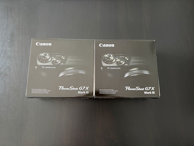 Canon PowerShot G7 X Mark III 20.1MP Point & Shoot Digital Camera New Black