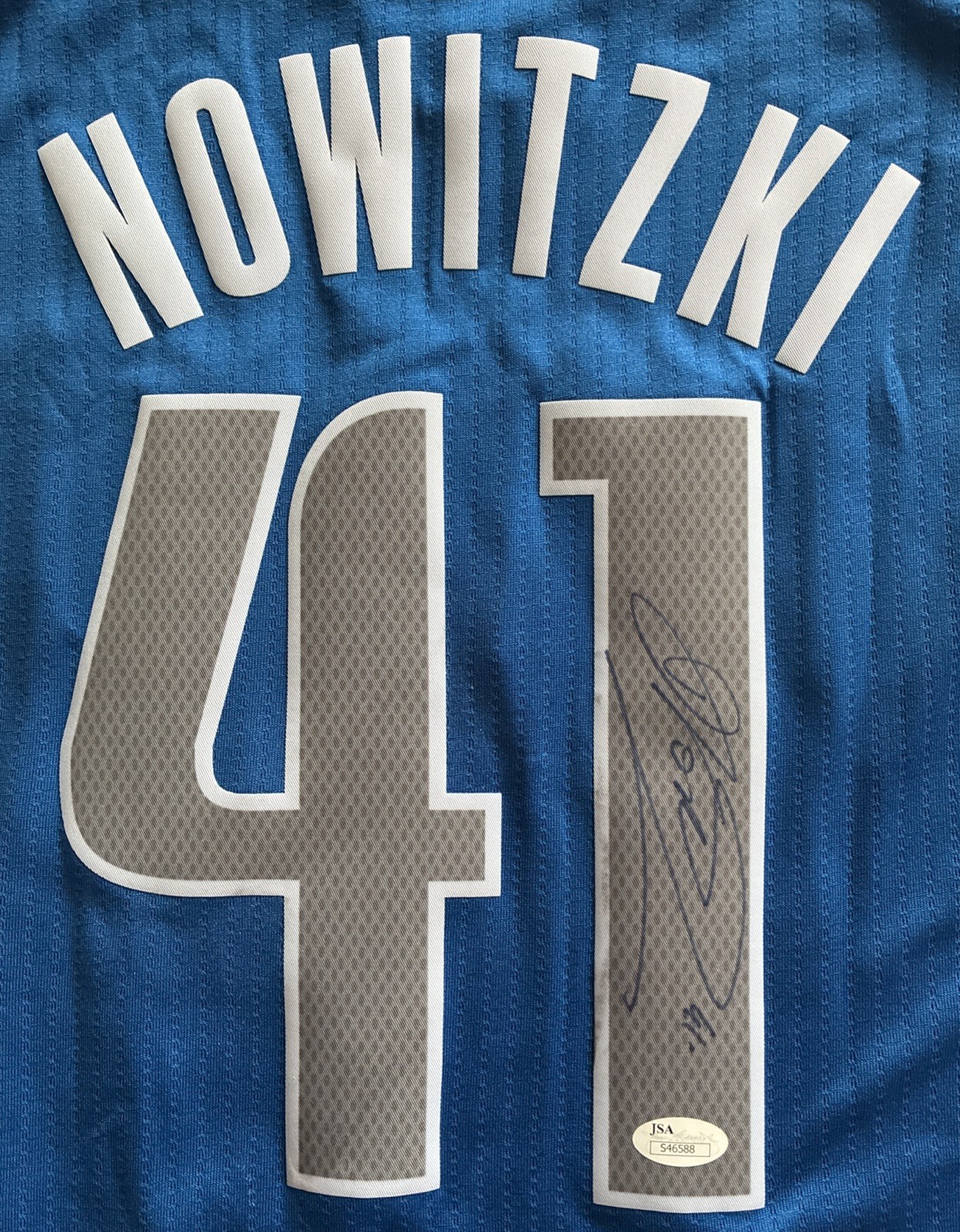 Dirk Nowitzki Signed Dallas Mavericks Authentic ADIDAS Swingman Jersey JSA COA