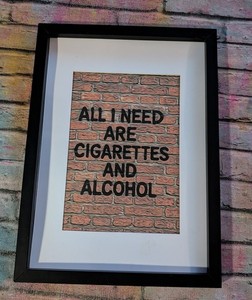 cigarettes and alcohol oasis lyrics Oasis lyrics wallpaper