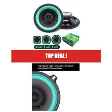 PHONEPACE Universal Car Coaxial Speaker Full Range 4in 5in 6.5in