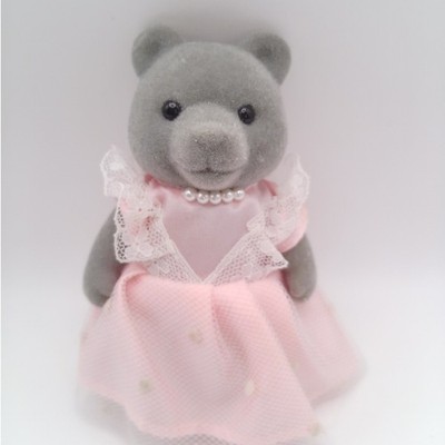 Epoch Sylvanian Families Sweetwater Wedding 1985 Grey Bear vtg