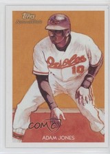 2010 Topps National Chicle Adam Jones by Jeff Zachowski #86 0w7