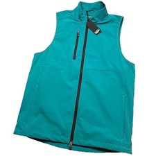 Straight Down Denver Golf Vest Men’s Small Full Zip Stretch Water Repellent New