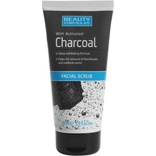 Beauty Formulas Charcoal Facial Scrub Deep Cleanser 150ml