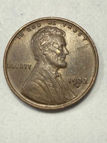 * 1932-D LINCOLN CENT- XF+  (UPGRADE THAT SPOT IN YOUR SET)  PRICED TO SELL *