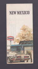 1975 Texaco Road Map New Mexico  Travel Tour Highway Road