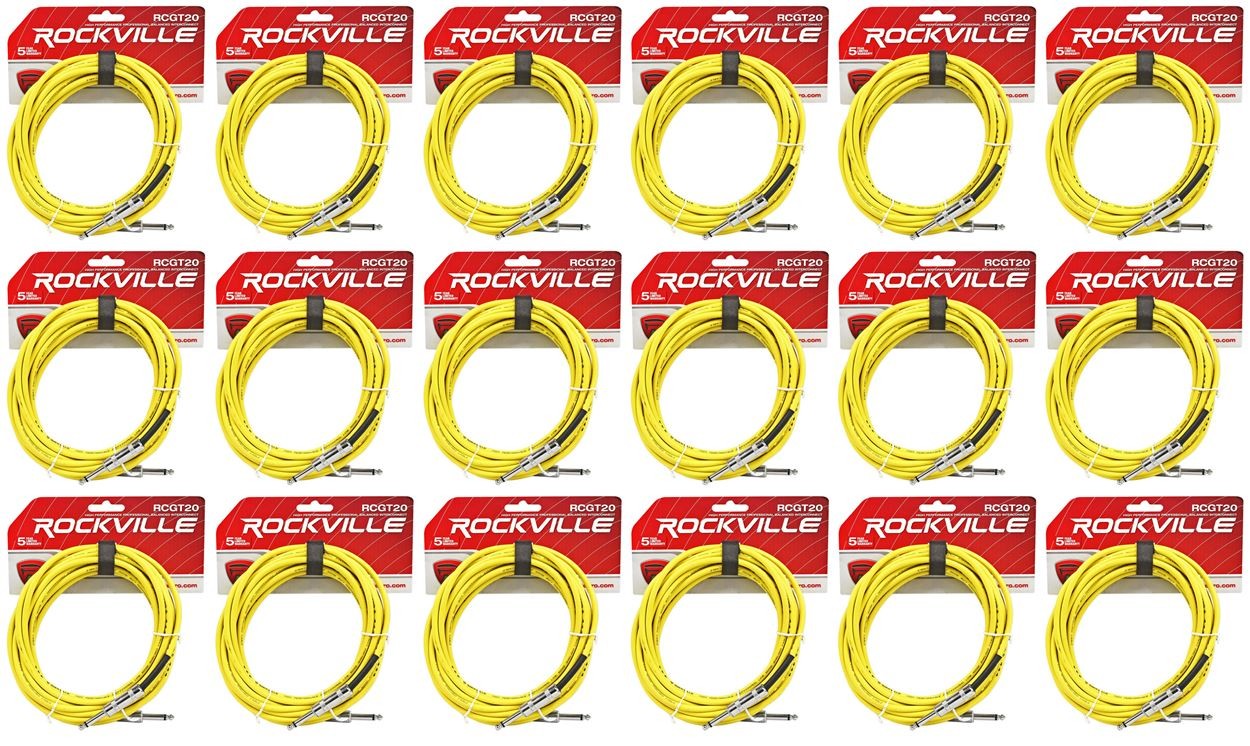 18 Гитарныйинструментальный кабель Rockville RCGT20Y 20 от 14 TS до 14 TS 30490₽