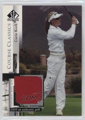 2005 SP Authentic Course Classics Golf Shirts Carin Koch #CC6 4f5