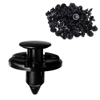 100pcs Car Bumper Clip Fender Plastic Push Pins Interior Trim Clips Fastener Kit