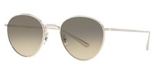 Oliver Peoples OV1231ST 503632 Brownstone 2 Sunglasses Silver Frame Shale 49mm