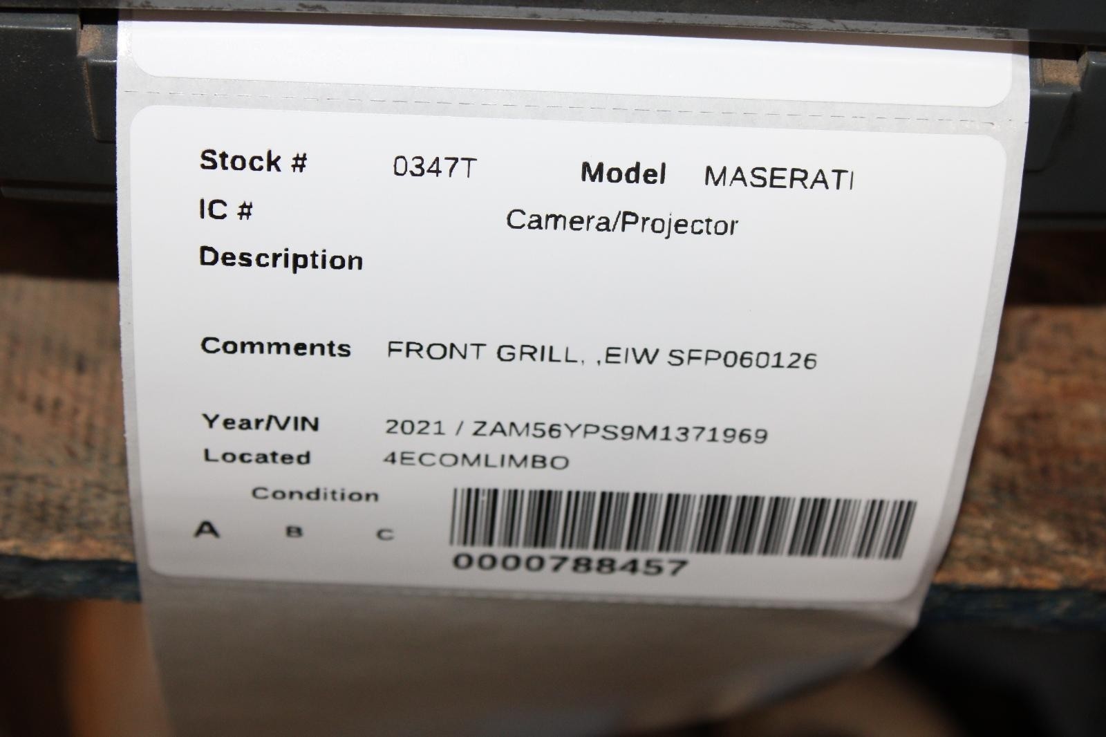 Maserati Quattroporte 2014-2021 Front Bumper grille