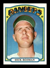 1972 Topps #365 Dick Bosman   EX/EX+ X3704958
