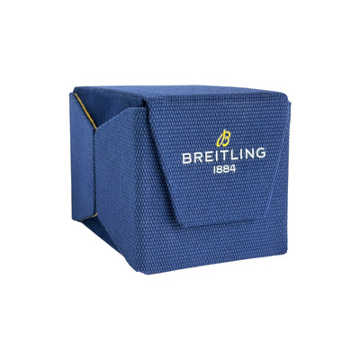 Breitling Box Uhrenbox Karton Reisebox Blau/Blau watch box blue