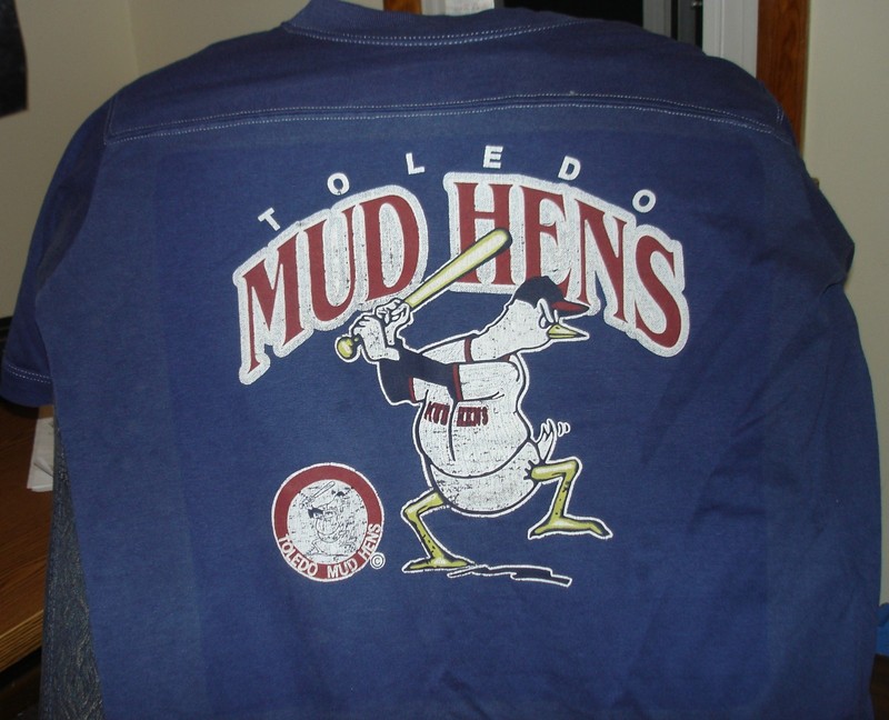 RARE Vintage TOLEDO MUD HENS MiLB T Shirt LG EUC