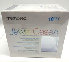 Memorex Standard Clear Jewel Cases 10 Pk. Unopened CD/DVD