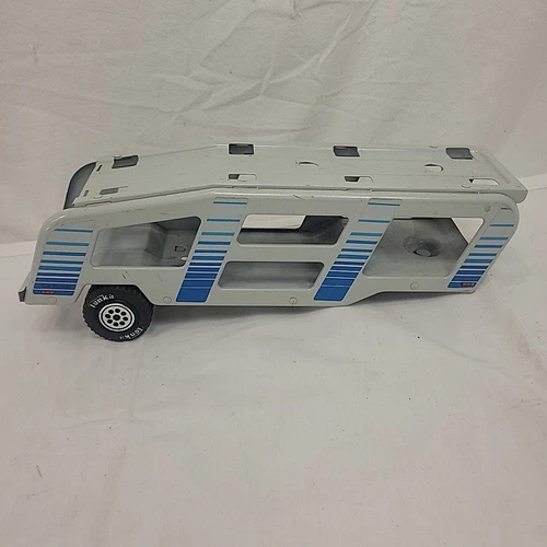 Vintage 70s Tonka Car Hauler Corvette Car Carrier Pressed Steel Trailer Only