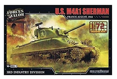 Forces of Valor 873004A U.S. M4A1 Sherman Tank France August 1944 1: (US IMPORT)
