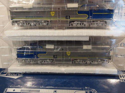 RAPIDO 23506 + 23507 ALCO PA-1 PAR DELAWARE & HUDSON "CAPÓ AZUL" SONIDO/DCC HO | Zustand: New