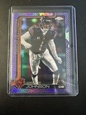 2025 Topps Chrome Football Jaylon Johnson Purple Pig Skin /75 #57