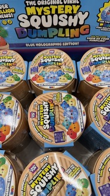 HEISS Viral RMS Crazy Fun holografisch blau Mystery Knödel Spielzeug sensorisch zerdrückbar 
